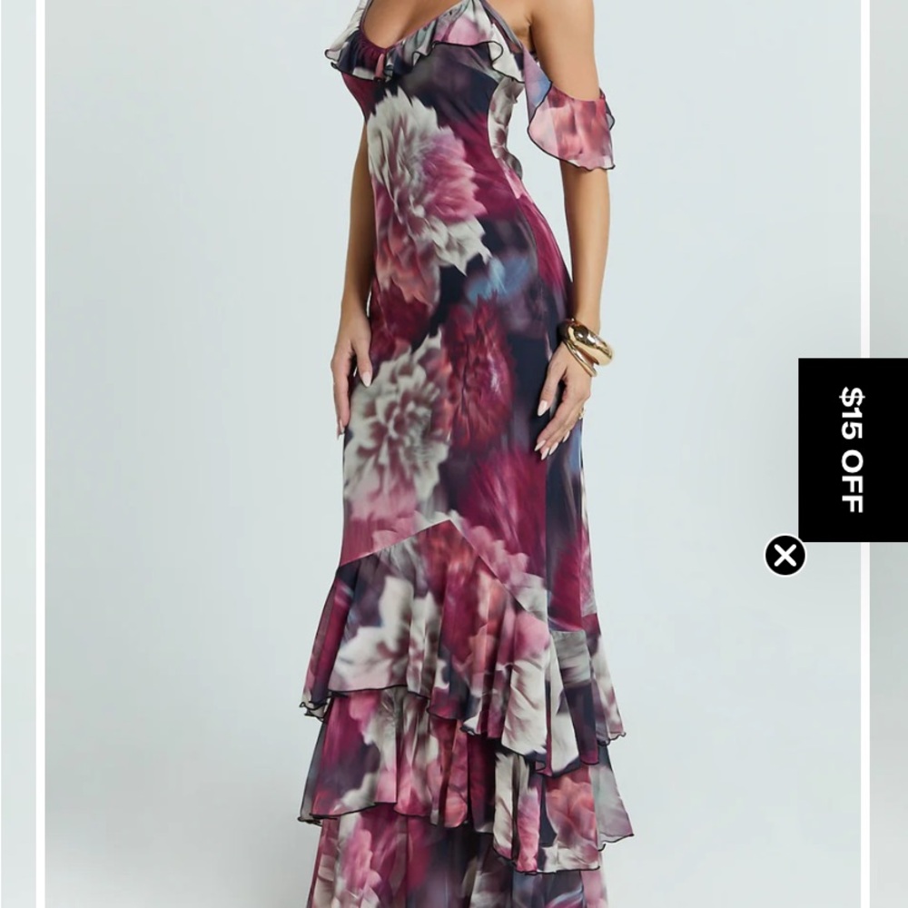 ShowPo Riley Asymmetrical Maxi Dress - Picture 2 of 7